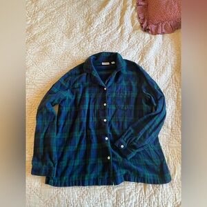 Ll Bean Flannel Pajama Shirt